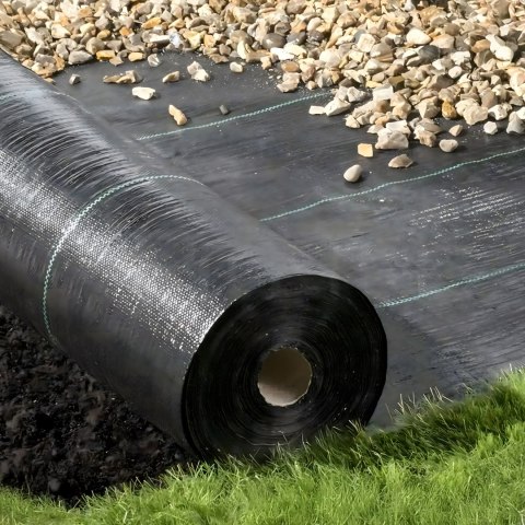 Agrowłóknina 70g 1,6m x 50m Czarna UV Agrotkanina Mata Antychwastowa