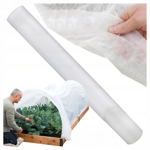 Agrowłóknina Agrotkanina Zimowa Okryciowa 15x1m 70g Biała Osłona Ochronna