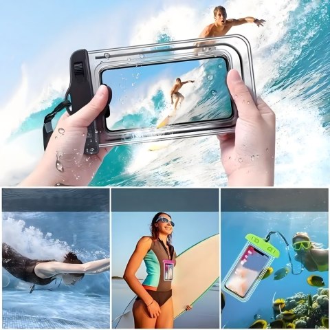 Etui Wodoodporne na Telefon Pieniądze Uniwersalne na Plaże Kajak Sup Ponton