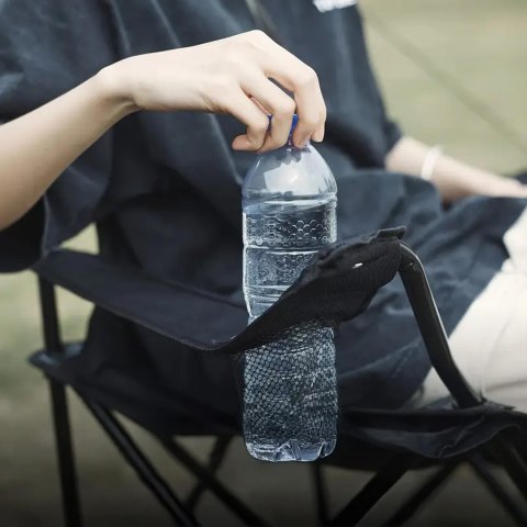 Krzesło Fotel Turystyczny Składany na Ryby Plaże Kemping Wędkarskie Torba