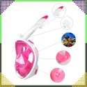 Maska do Nurkowania Pływania Snorkelingu Wody Pełnotwarzowa na Basen L/XL