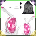 Maska do Nurkowania Pływania Snorkelingu Wody Pełnotwarzowa na Basen L/XL