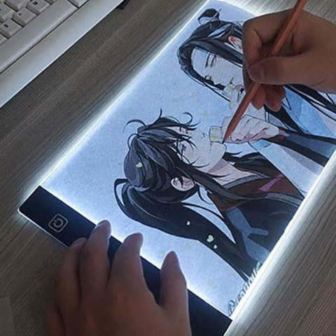 Tablet Graficzny A4 Deska Kreślarska Podkładka Led do Rysowania Kopiowania