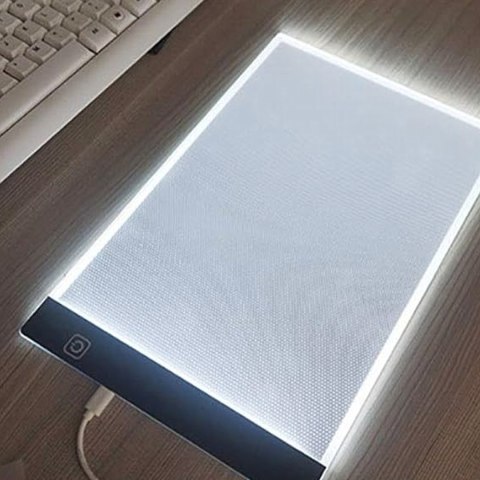 Tablet Graficzny A4 Deska Kreślarska Podkładka Led do Rysowania Kopiowania