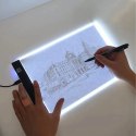 Tablet Graficzny A4 Deska Kreślarska Podkładka Led do Rysowania Kopiowania