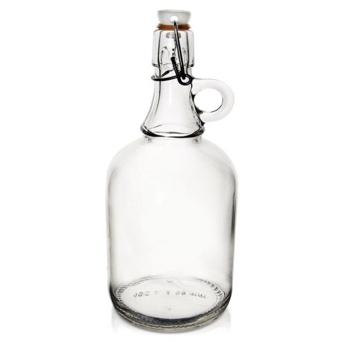 Butelka Szklana ORION z Klipsem 500 ml Retro Karafka na Wino Nalewki Napoje