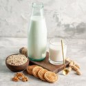 Butelka na Mleko ORION Szklana 1 L z Zakrętką do Napojów Soku