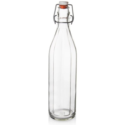 Butelka z Klipsem Szklana ORION 1 L Szczelna Retro Przezroczysta