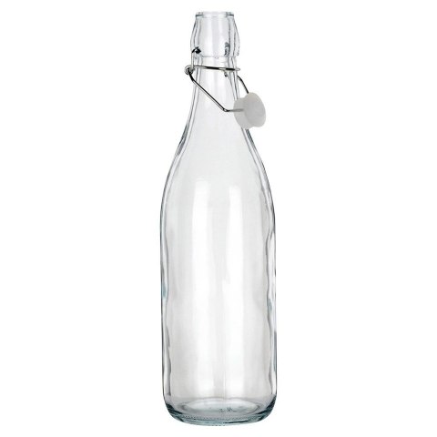 Butelka z Klipsem Szklana ORION 1 L Szczelna Retro Przezroczysta