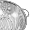 Cedzak Durszlak z Uchwytami do Makaronu Warzyw Owoców Stalowy ORION 20,5 cm