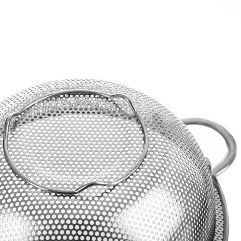 Cedzak Durszlak z Uchwytami do Makaronu Warzyw Owoców Stalowy ORION 20,5 cm