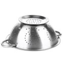 Cedzak Kuchenny Stalowy ORION 24 cm Miska z Uchwytami na Makaron i Warzywa