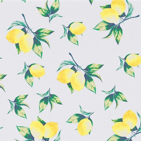 Cerata Plamoodporna VILDE 180 x 130 cm Cytryny EVA ze Spodem z Flaneli