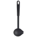 Chochla Kuchenna ORION BLACKLINE 60 ml 29 cm Czarna z Wylewką do Zupy