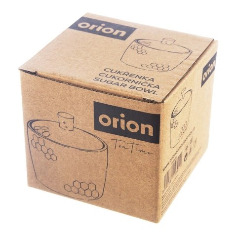 Cukierniczka Cukiernica Ceramiczna Czarna Ozdobna Klasyczna ORION 320 ml