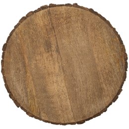 Deska Taca do Krojenia Serwowania Przekąsek Drewniana Okrągła ORION 39 cm