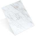 Deska do Krojenia Szklana VILDE 40x30 cm Hartowana Marmur Biały Dekoracyjna