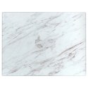 Deska do Krojenia Szklana VILDE 40x30 cm Hartowana Marmur Biały Dekoracyjna