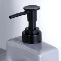 Dozownik do Naczyń Ceramiczny VILDE 400 ml z Gąbką, Szary Błyszczący Połysk