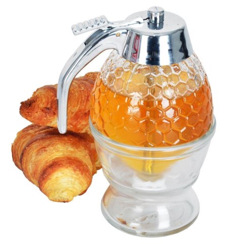 Dyspenser do Syropu Miodu Szklany Dozownik ORION 250 ml