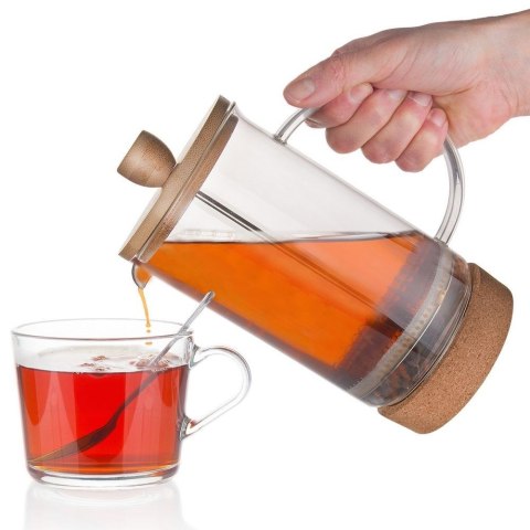 Dzbanek Zaparzacz Tłokowy do Kawy i Herbaty Pojemny Szklany ORION 750 ml