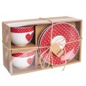 Filiżanki ze Spodkiem ORION TECKA 280 ml Porcelana do Zmywarki 2 szt.