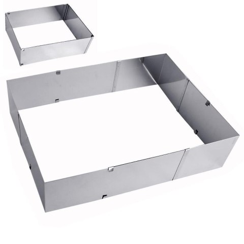 Forma do Pieczenia Ciast Tortów Regulowana Stalowa ORION 24-46x20-38 cm