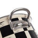 Garnek Emaliowany 1,5 L ORION SZACHOWNICA 18 cm Indukcja Zmywarka
