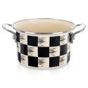 Garnek Emaliowany 2 L ORION SZACHOWNICA 18 cm Indukcja Zmywarka