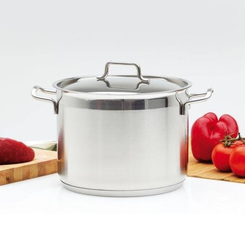 Garnek Stalowy 10 L ORION ANETT Duży 26 cm Indukcja Zmywarka
