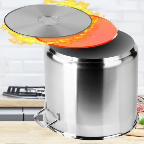 Garnek Stalowy 18,2 L ORION ANETT Mega 30 cm Indukcja Zmywarka