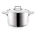 Garnek Stalowy 2,3 L ORION ANETT 18 cm z Pokrywką Indukcja Zmywarka