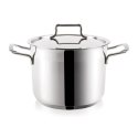 Garnek Stalowy 4,6 L ORION ANETT 20 cm z Pokrywką Indukcja Zmywarka