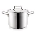 Garnek Stalowy 8,1 L ORION ANETT Duży 24 cm Indukcja Zmywarka