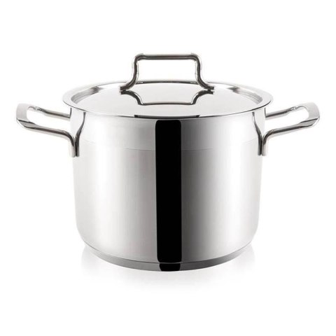 Garnek Stalowy 8,1 L ORION ANETT Duży 24 cm Indukcja Zmywarka