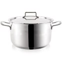 Garnek Stalowy 8,5 L ORION ANETT 30 cm z Pokrywką Indukcja Zmywarka