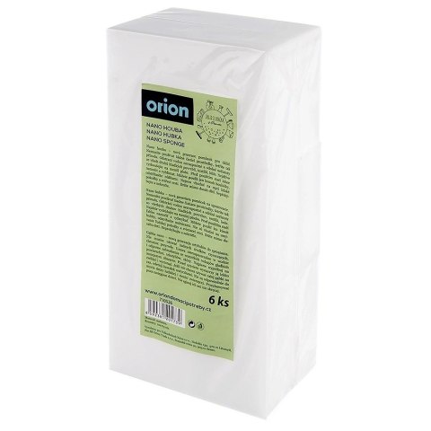 Gąbka Kuchenna ORION Magiczna NANO 6 szt. bez Detergentów do Mycia
