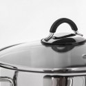Garnek stalowy ze szklaną pokrywką DALIE 16 cm, 1,8 l