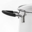 Garnek stalowy ze szklaną pokrywką DALIE 16 cm, 1,8 l