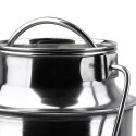 Kanka Bańka na Mleko z Uchwytami Zamykana Stalowa Nierdzewna ORION 2,5 l