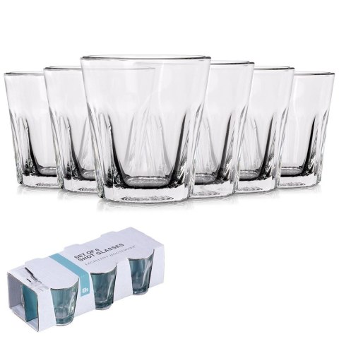 Kieliszki do Wódki EXCELLENT Szklane 6 szt. 40 ml Klasyczne do Shotów