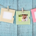 Klamerki Dekoracyjne ORION Drewniane 50 szt. 4,5 cm Scrapbooking