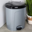 Kosz Pojemnik na Śmieci Odpady Pojemny z Pedałem Plastikowy Szary ORION 50l