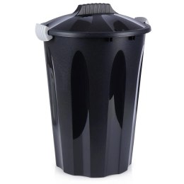 Kosz na Śmieci Odpady Kompostownik Plastikowy Czarny 40 L VILDE ORION