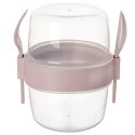Kubek Pojemnik na Jogurt Musli Lunchbo x 370 ml ORION z Łyżeczką 13,5 cm