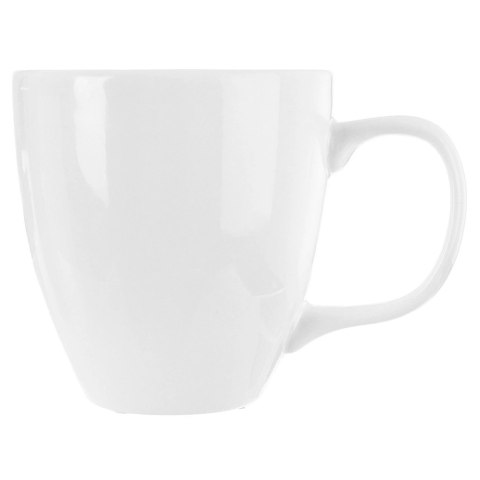 Kubek Porcelanowy 400 ml ORION Mona Biały Wygodny do Zmywarki Mikrofalówki