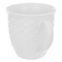 Kubek do Kawy i Herbaty Duży Ceramiczny 580 ml ORION Biały z Serduszkami