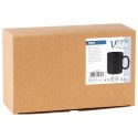 Kubki Szklane 300 ml 6 Szt. ORION Czarne Szkło Opalowe do Zmywarki