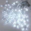 Kurtyna Świetlna Zewnętrzna 120 led 2,5 m ORION Gwiazdki ip44