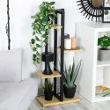 Kwietnik Stojak na Kwiaty 4-Poziomowy Kaskada Metalowy Loft VILDE 93 cm
